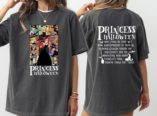 Halloween Princess Shirt, Halloween Witch, Trick Or Treat Shirt, Holiday Season Shirt, Halloween Party Shirt,Disney Halloween