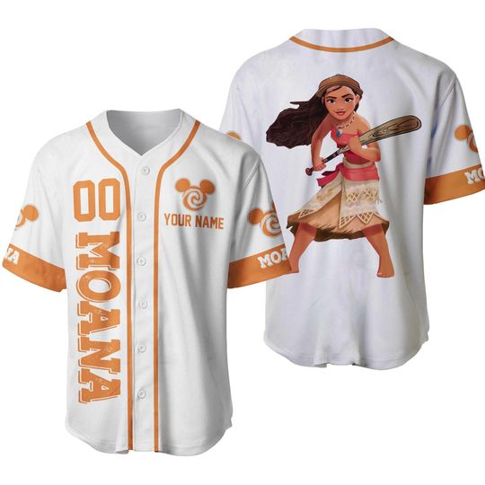 Disney Moana Princess Baseball Jersey