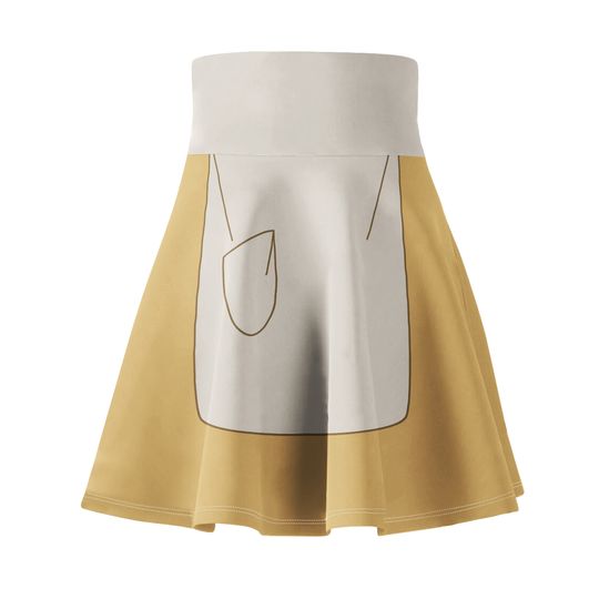 Princess and the Frog Tiana Yellow Waitress Disney Skater Skirt, Disney Cosplay