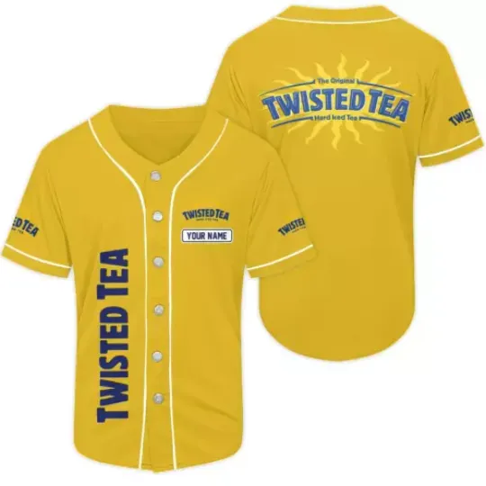 Personalized Vintage Multicolor Twisted Tea Baseball Jersey Shirt