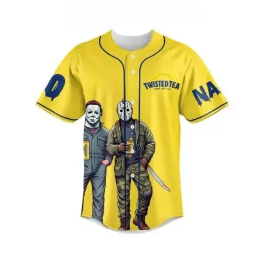 Twisted Tea Keep It Twisted Halloween Personalized Baseball Jersey