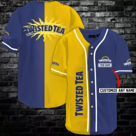 Vintage-Multicolor Twisted-Tea Jersey Gifts For Women And Men