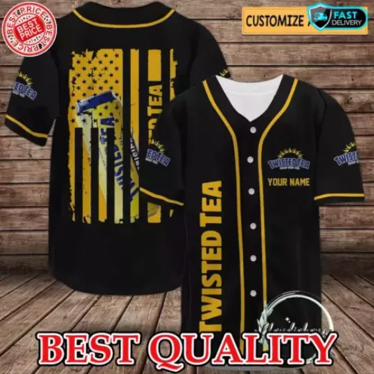 Twisted Tea Baseball Jersey, Twisted Tea Jersey Shirt
