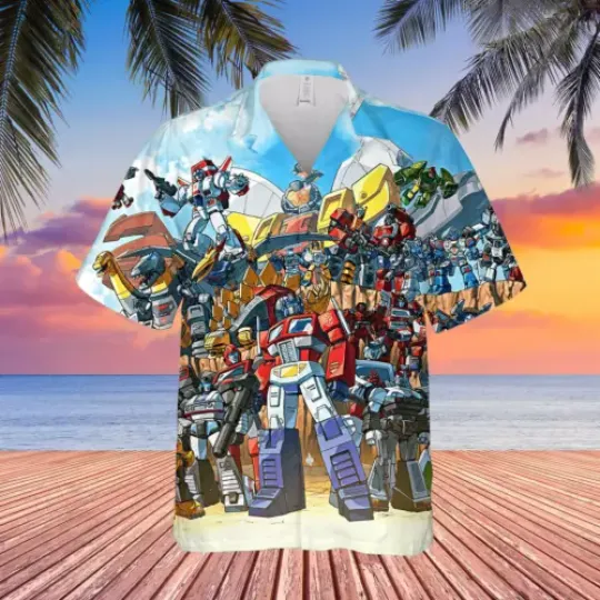 Super Slassic Transformers Robots Gift For Fans Hawaiian Shirt