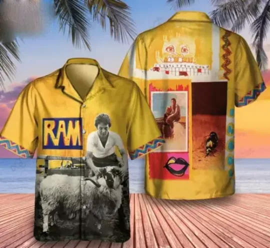 P mccartney Ram 1971 Album Hawaiian Shirt Merch Gift For Fans All Sizes