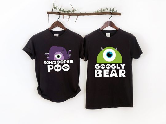Googly Bear  Shirt, Schmoopsie Poo T-Shirt, Monsters Inc Sweatshirt, Cartoon Couple Tee, Disney Gift