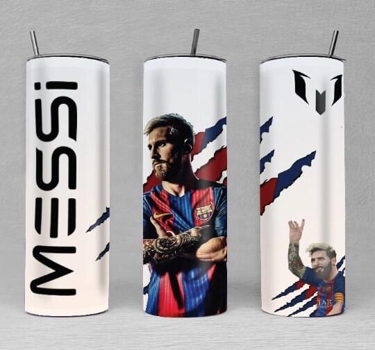 Lionel messi skinny tumbler