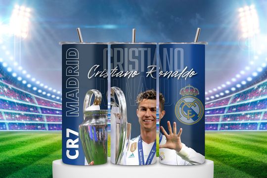Cr7 Real Madrid champions league Tumbler