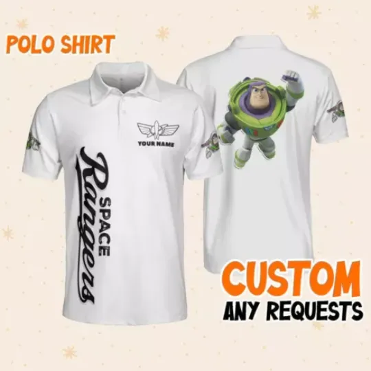 Personalize buzz lightyear perfect polo, Mens Golf Polo Shirt, Disney Performance Polo