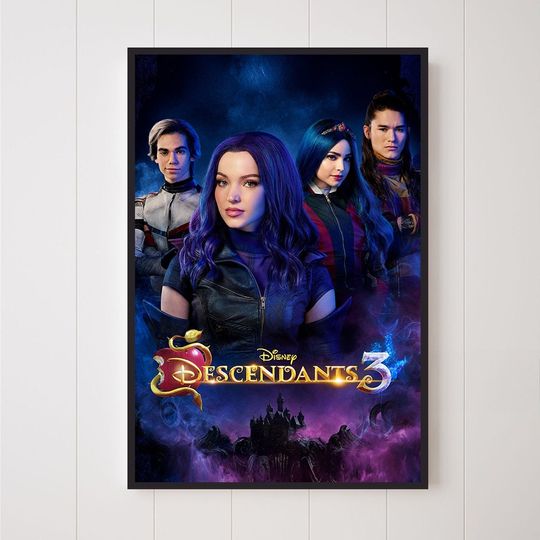 Disney Descendants 3 Movie Poster | Canvas Printing | Wall Art | Home Decor