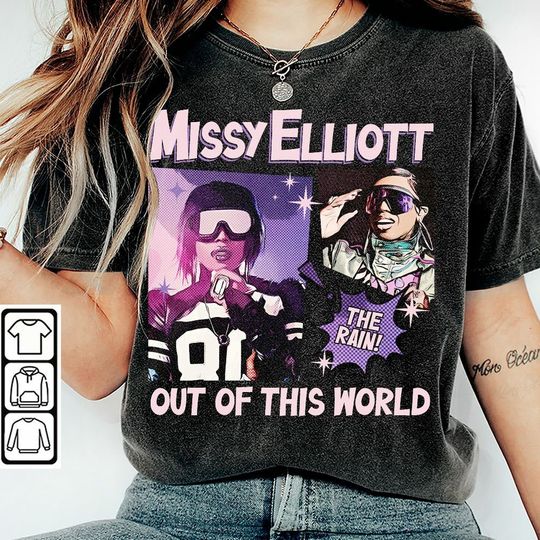 BlvckStyle Missy Elliott Music Shirt, Out Of This World 2024, Vintage The Rain Gift Unisex Shirt