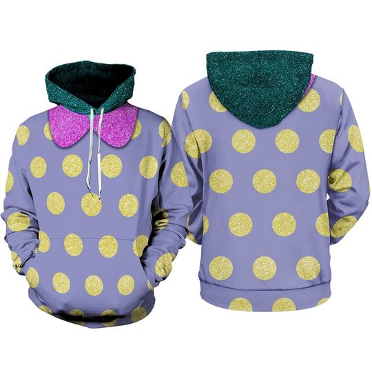 Inside Out 2 3D Full Over Print Hoodie, Inside Out Hoodie, Disneyland Cosplay Hoodie DZ87