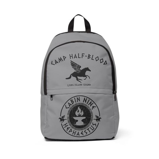 Camp Half-Blood Cabin 9 Team Colors Backpack | Hephaestus | Percy Jackson | Heroes of Olympus