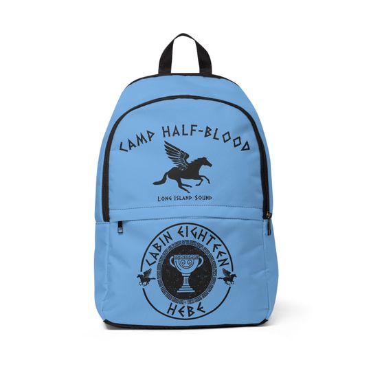 Camp Half-Blood Cabin 18 Team Colors Backpack | Hebe | Percy Jackson | Heroes of Olympus