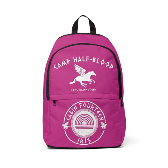 Camp Half-Blood Cabin 14 Team Colors Backpack | Iris | Percy Jackson | Heroes of Olympus