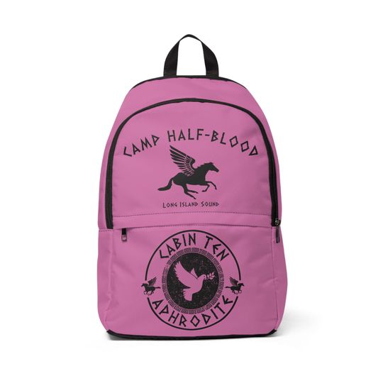 Camp Half-Blood Cabin 10 Team Colors Backpack | Aphrodite | Percy Jackson | Heroes of Olympus