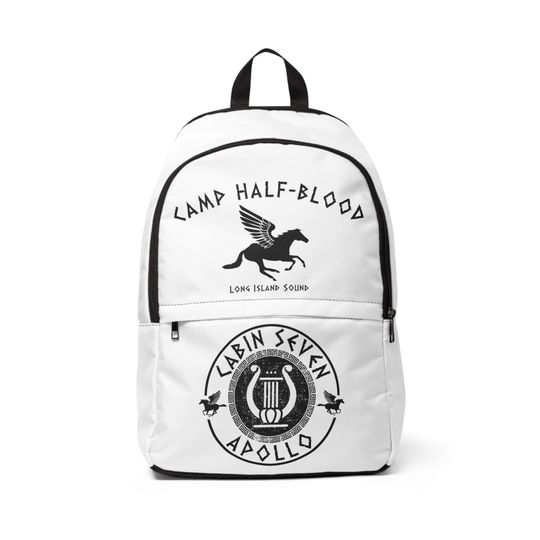 Camp Half-Blood Cabin 7 Team Colors Backpack | Apollo | Percy Jackson | Heroes of Olympus