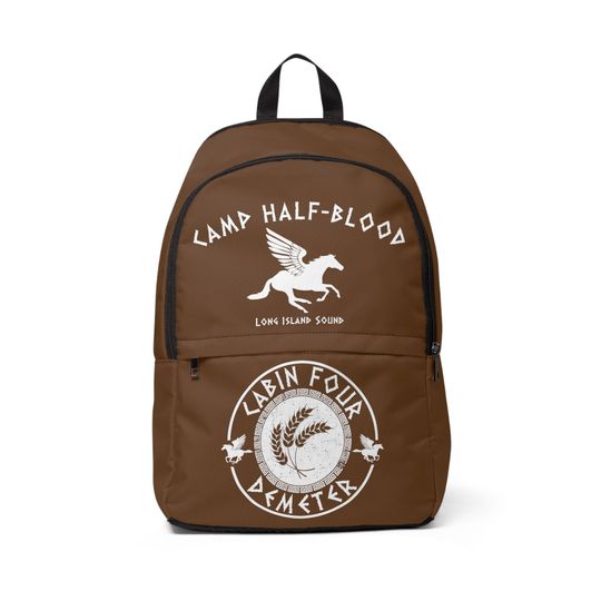 Camp Half-Blood Cabin 4 Team Colors Backpack | Demeter | Percy Jackson | Heroes of Olympus