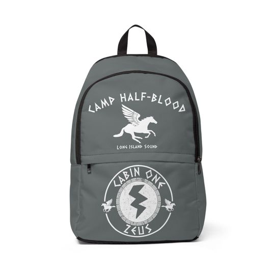 Camp Half-Blood Cabin 1 Team Colors Backpack | Zeus | Percy Jackson | Heroes of Olympus