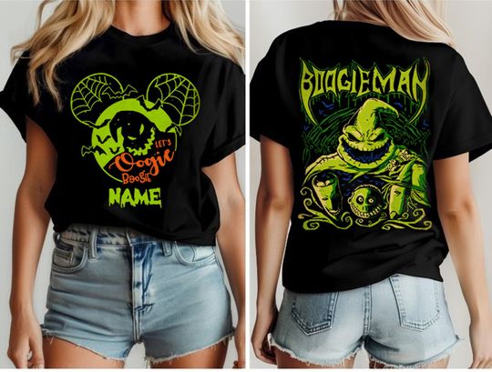 The Oogie Boogie Halloween Custom Shirt, Disneyland Nightmare Before Christmas Halloween Shirt