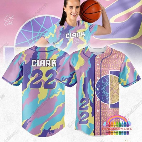 Caitlin Clark's Baseball Jersey, Caitlin Clark 22 Shirt, Caitlin Clark Fever Shirt, Basketball Fan Gift, Shirt For Basketball Fan