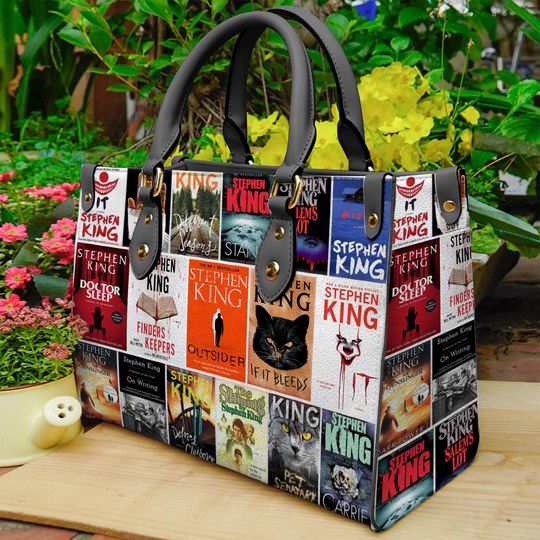 Stephen King Handbag, Stephen King leather Tote Bag, Women Bag/Travel Bag