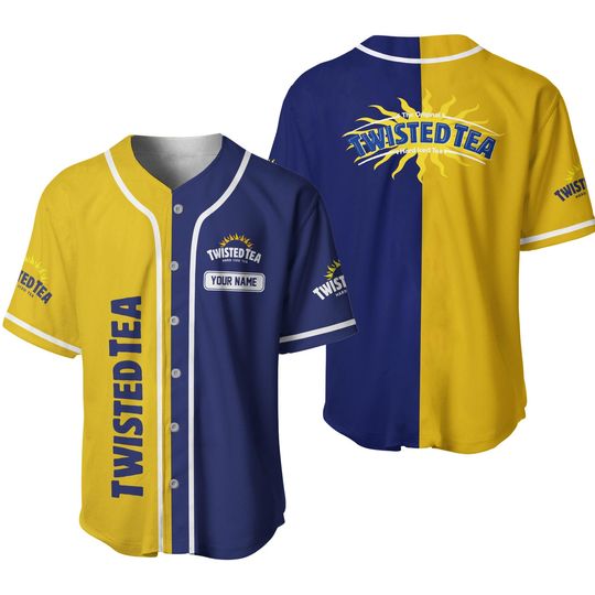Personalized Twisted Tea Baseball Jersey Shirt, Twisted Tea Beer Lovers Shirt