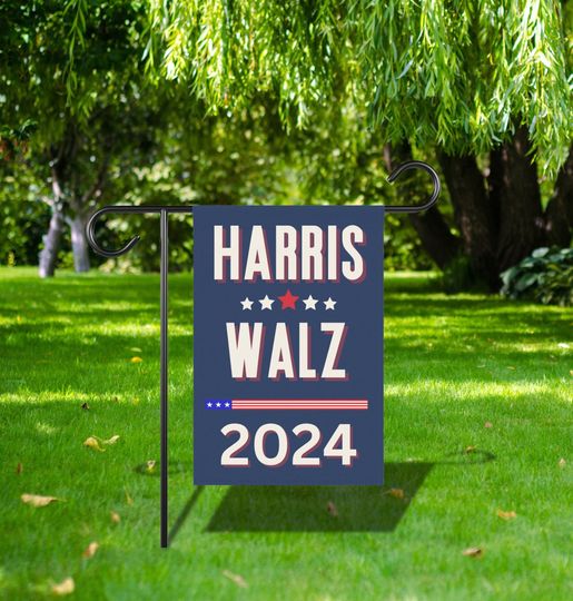 Harris Walz Flag, Vote for Harris 2024 Yard Banner Flag Vote Democrat 2024, Roe V Wade,Election 2024 Madam President