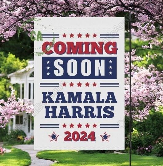 Kamala Harris Garden Flag, Harris 2024 Garden Flag, Democrat Garden Flag, Harris Yard Flag, Woman for President Gift, I'm speaking Flag