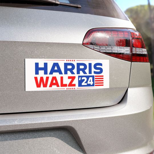 Harris Walz Car Magnet, Harris Walz Bumper Magnet