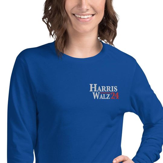 Kamala Harris 2024 Election Long Sleeve shirt, Kamala Shirt, Political campaign Shirt, Democratic Party Shirt, Kamala Harris Walz Shirt,