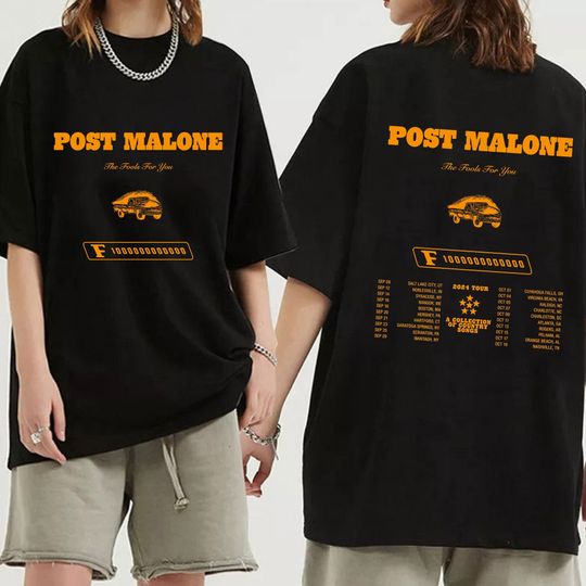 Post Malone - The F-1 Trillion Tour 2024 Shirt, Post Malone Fan Shirt, Post Malone 2024 Tour, The F-1 Trillion 2024 Concert Shirt