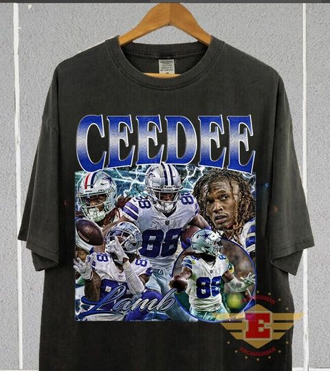 Vintage CeeDee Lamb Shirt, Dallas Football Shirt, CeeDee Lamb, CeeDee Lamb Tshirt, CeeDee Lamb Tshirt