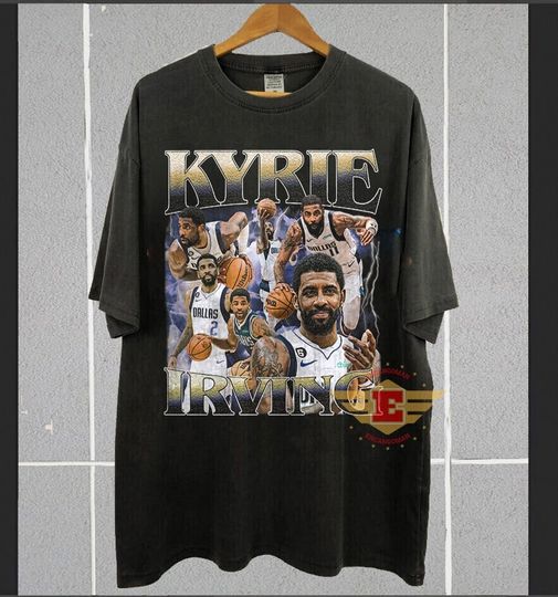 Kyrie Irving, Basketball shirt, Classic 90s Graphic Tee, Unisex, Vintage Bootleg, Gift, Retro