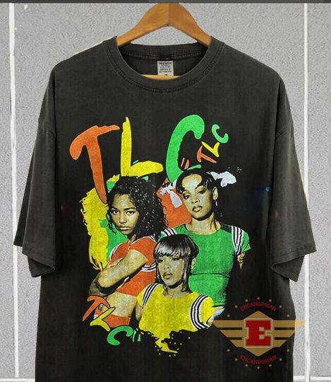 TLC Unisex Shirt, Vintage Tlc Shirt, 90S Tlc Group Shirt, 90S Music Shirt, Tlc Band Shirt, Tlc Graphic Tee
