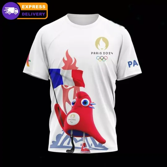 Olympic Paris 2024 Are You Ready For It 3D T- Shirt | Olympic Support Shirt | Team USA Olympic 2024 Shirt