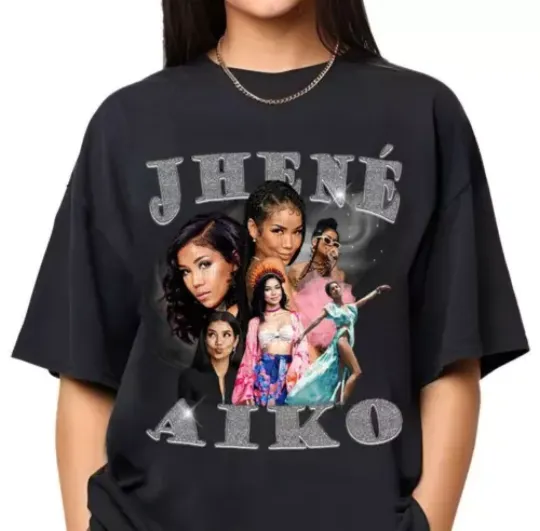 Jhene Aiko Shirt  Retro Jhene Aiko Shirt  90s Rapper, gift fans