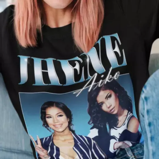 Jhene Aiko Shirt, Jhene Aiko Inspired 90s' Shirt, Jhene Aiko Hip Hop T-shirt, Jh