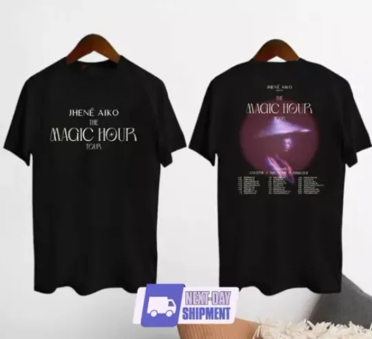 Jhene Aiko Vintage T-Shirt  Jhene Aiko The Magic Hour Tour 2024 Shirt, hot hot