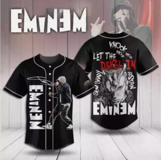 Eminem Let The Devil In Baseball Jersey