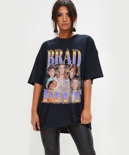 Brad Pitt Retro Shirt, Brad Pitt Shirt, Brad Pitt Homage Shirt, Brad Pitt Fan Shirt, Brad Pitt Unisex Shirt, Brad Pitt Actor Tee