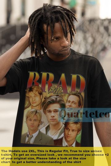 Brad Pitt Shirt, Brad Pitt Tshirt, Brad Pitt Fight Club Shirt, Brad Pitt Fan Tees, Brad Pitt Merch, Brad Pitt Poster, Vintage Brad Pitt Tees