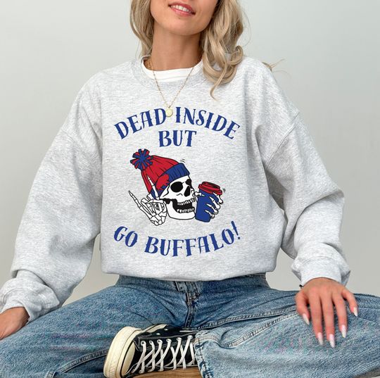 Funny Buffalo Football Sweatshirt , Trendy Buffalo Football Shirt, Buffalo Football Fan Gift Shirt, Football Fan Oversized Shirt
