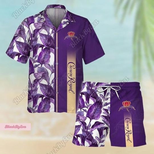 Crown Royal Shirt, Crown Royal Shorts, Crown Royal Hawaiian Shirt, Royal Whiskey Shirt, Swim Shorts, Button Down Shirt, Whiskey Shirt