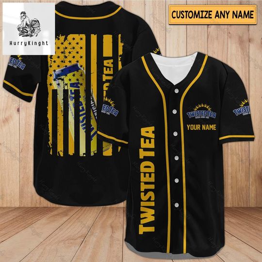Custom Twisted Tea Shirt, Twisted Tea Baseball Jersey, Twisted Tea Jersey, Twisted Tea Baseball Shirt, Twisted Tea Baseball Uniform