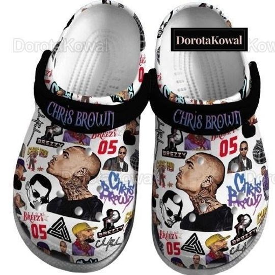 Chris Brown Breezy Shoes, Chris Brown Sandals, Chris Brown Tour 2024 Sandals, Casual Shoes For Women, Shoes Women, Chris Brown Fan Gift