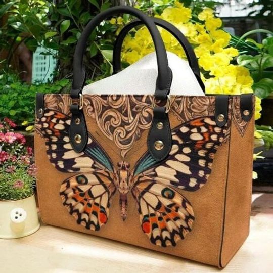 Butterfly Leather Handbag, Women Butterfly Handbag,3D Butterfly Bag, Love Animal ,Animal Handbag,Handmade Bag