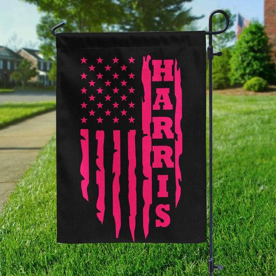 Kamala Harris Take America Back Garden Flag, Harris For President 2024 Flag
