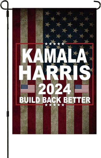 Kamala Harris 2024 President Garden Flag, Gift Idea for Family