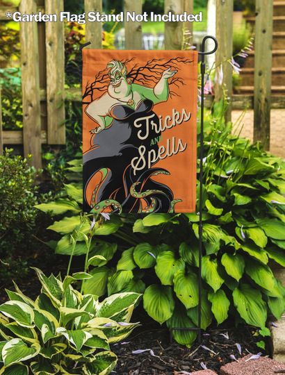 Disney Ursula Tricks & Spells Garden Flag